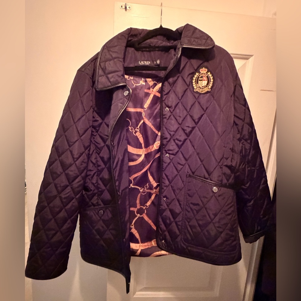 Ralph Lauren Quilted Black Utility Jacket